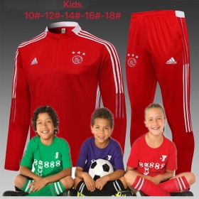 kid's 21/22 Ajax red Training Suits  
