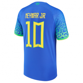 2022 World Cup Brazil Away Jersey NEYMAR #10