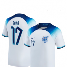 2022 World Cup England Home Jersey Saka #17