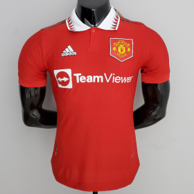 Manchester United Home Player Version Jersey 22/23 (Customizable)