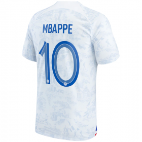 2022 World Cup France Away Jersey Mbappe #10