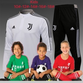 kid's 21/22 Juventus White Training Suits