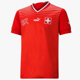2022 World Cup Switzerland Home Jersey  (Customizable)
