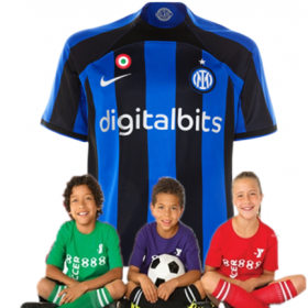Kid's Inter Milan Home Suit 22/23 (Customizable)
