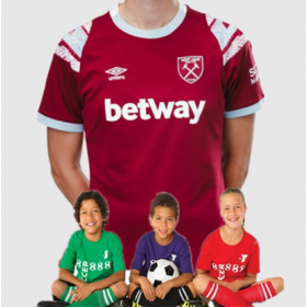 Kid's West Ham United Home Jersey 22/23 (Customizable)